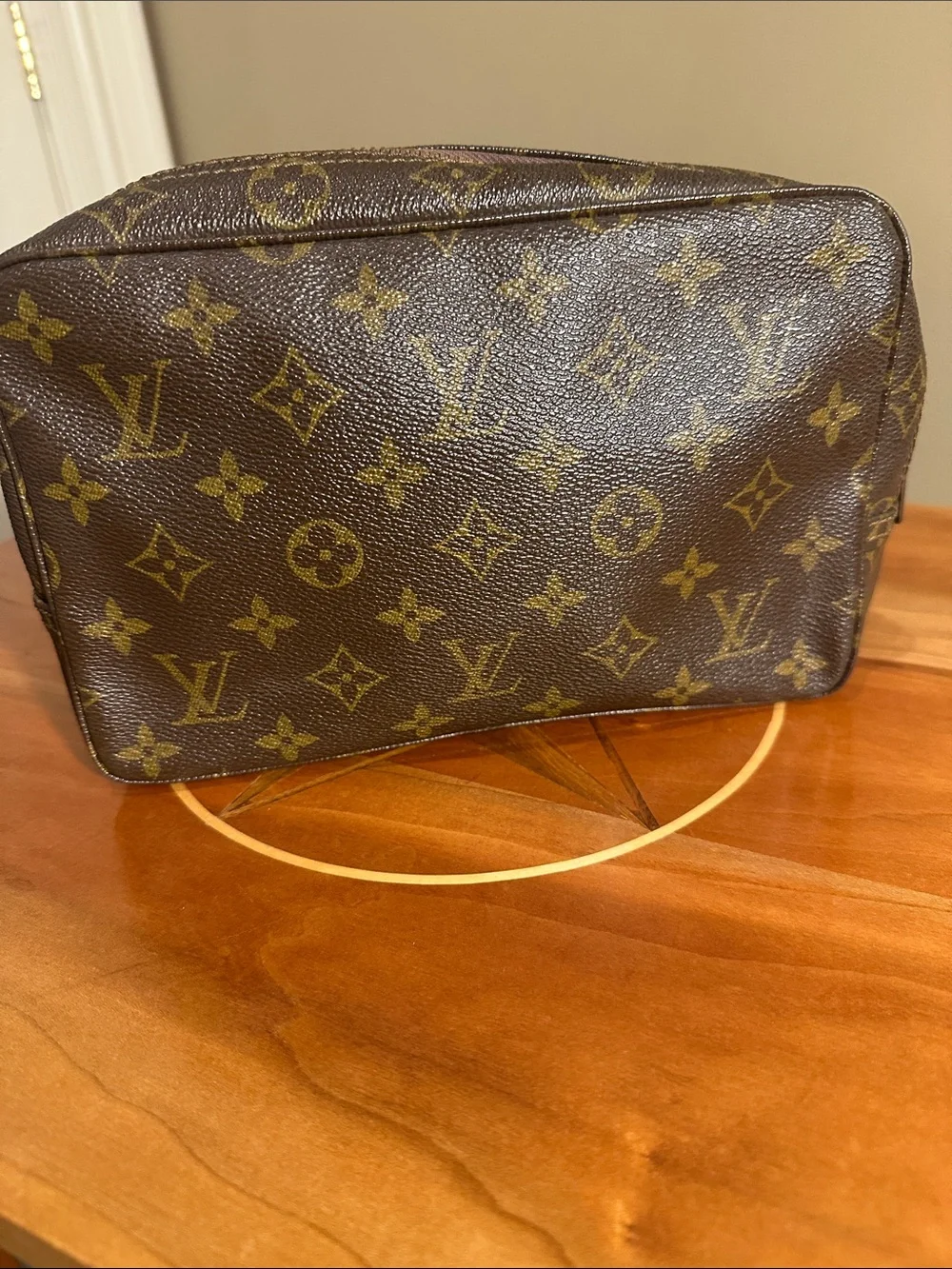 Authentic Louis Vuitton Monogram Trousse Toilette Cosmetic Bag.